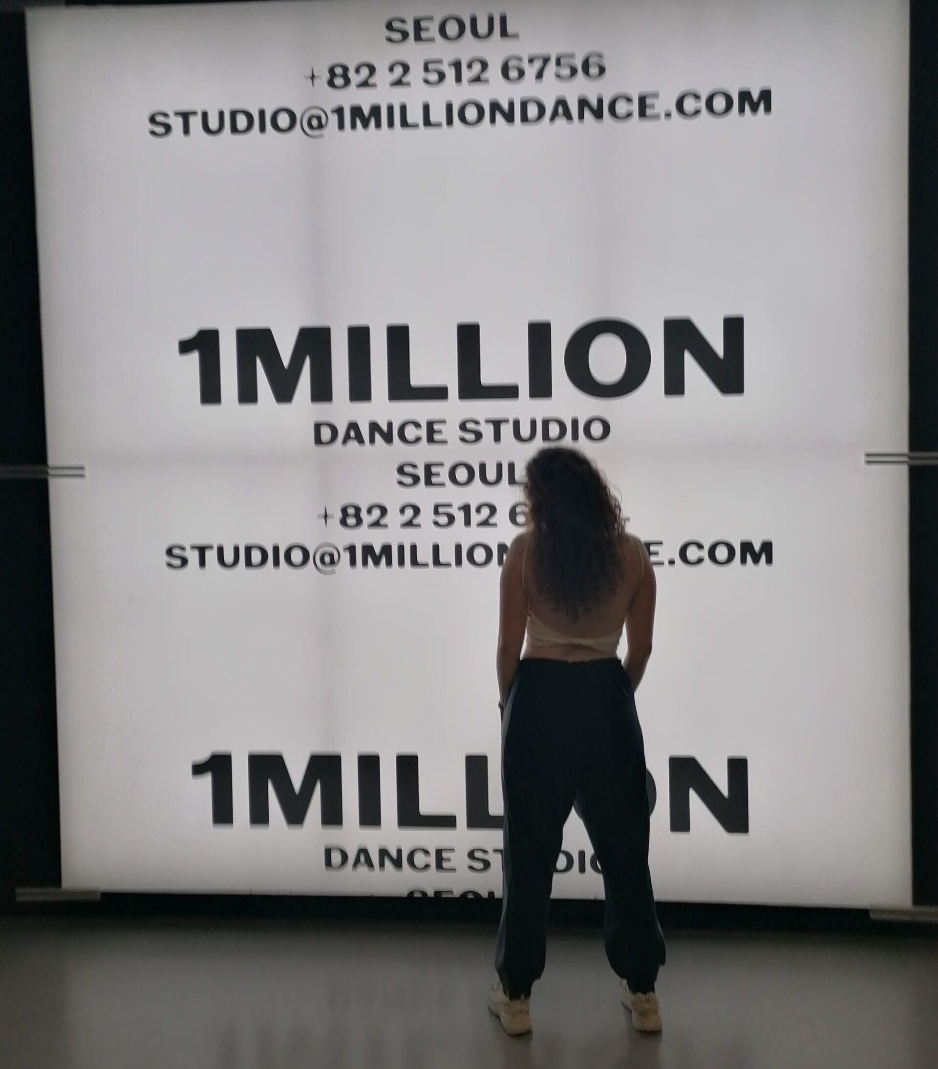 Bild: Kim bei 1 Million Dance Studio