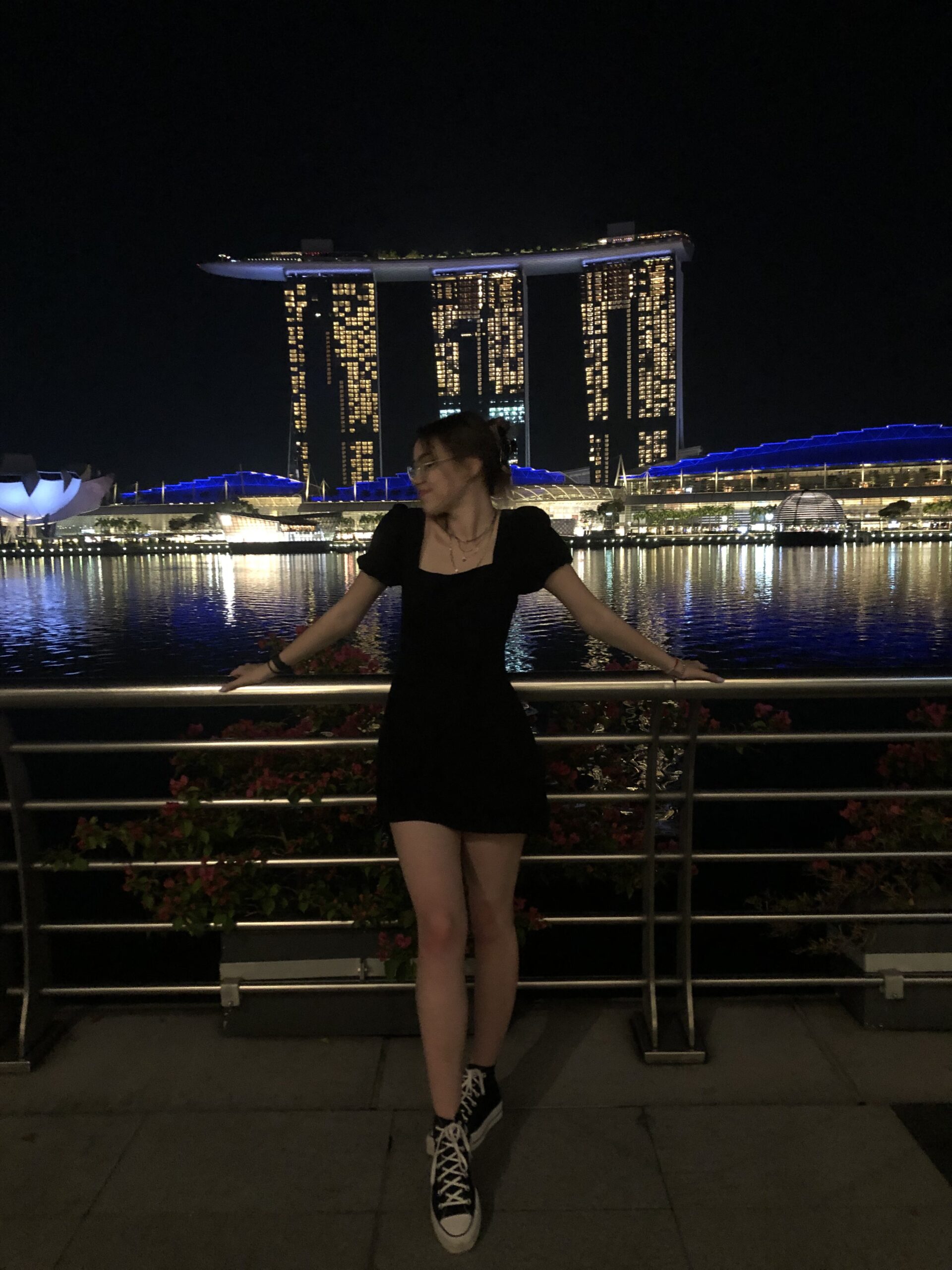 Alina in front of MBS