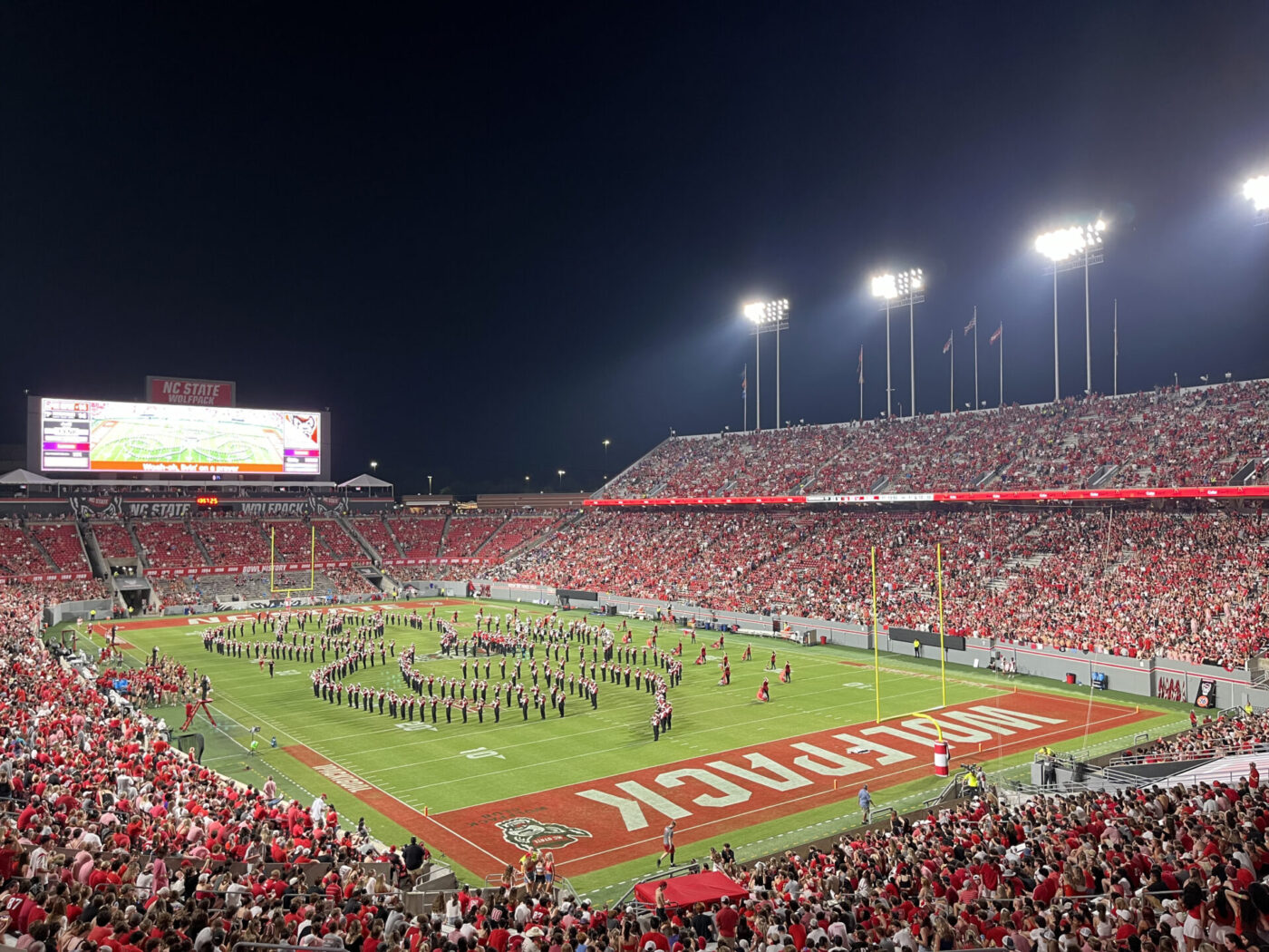 American Football Game at NC State University