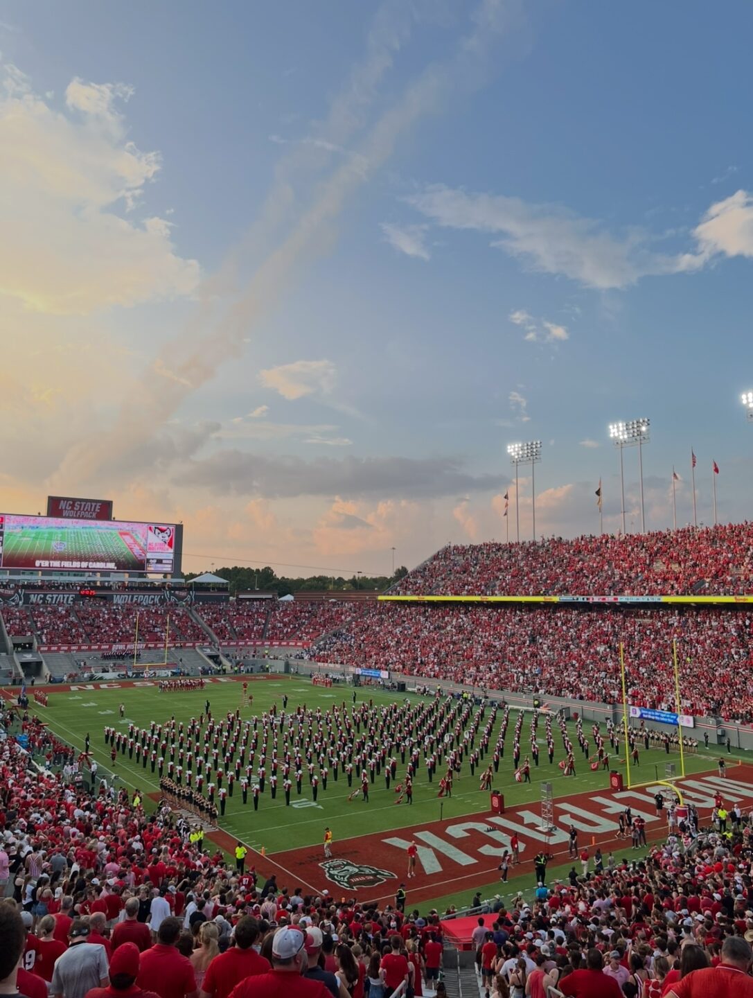 NC State University Marching Band Performance