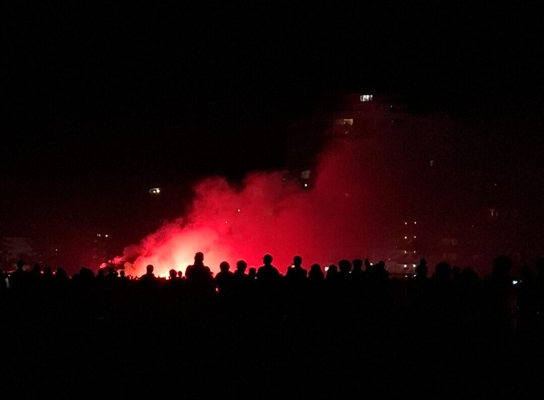 Feuerrauch bei der Noche de San Juan