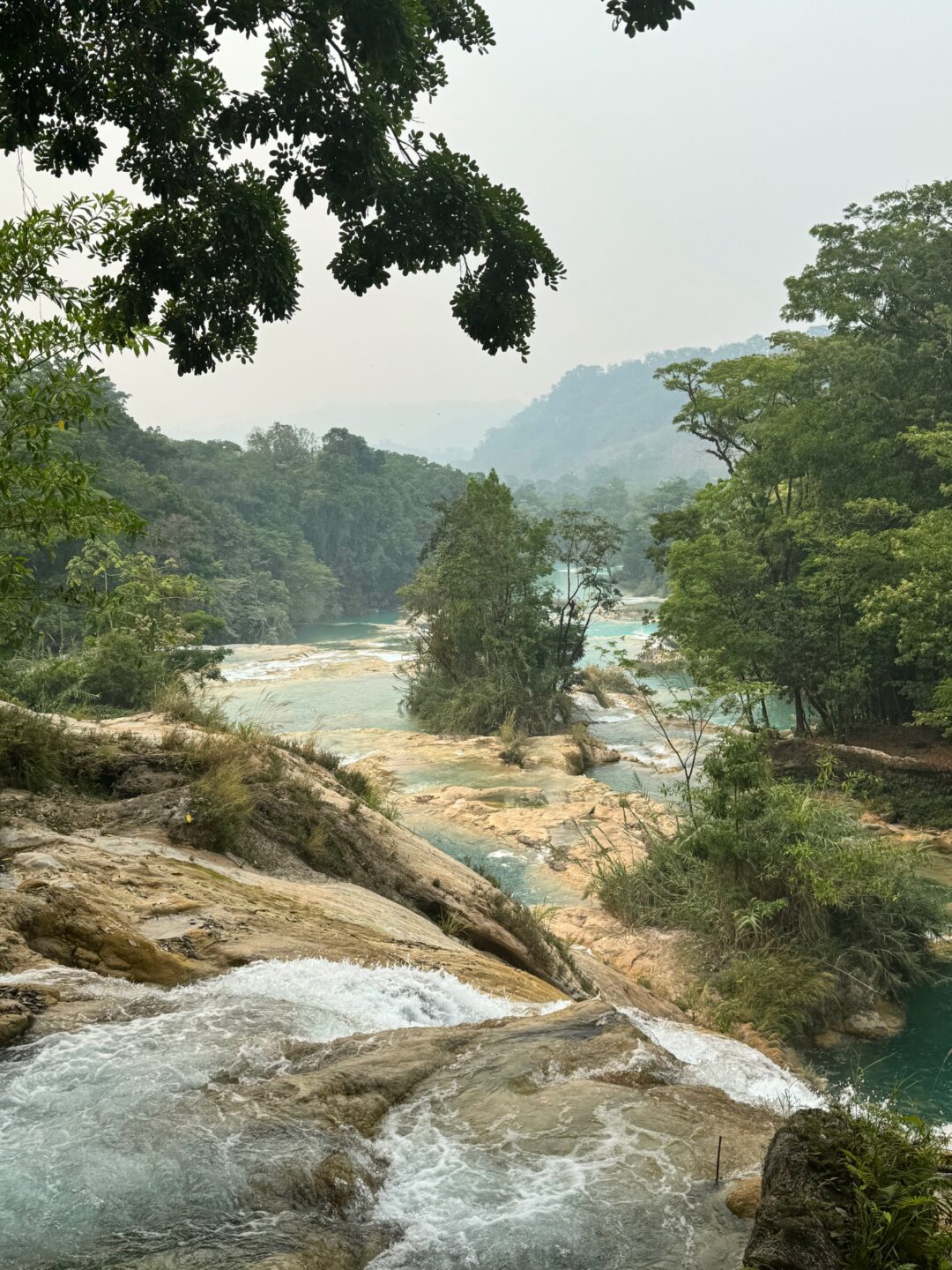 Wasserterrassen auf den Chiapas