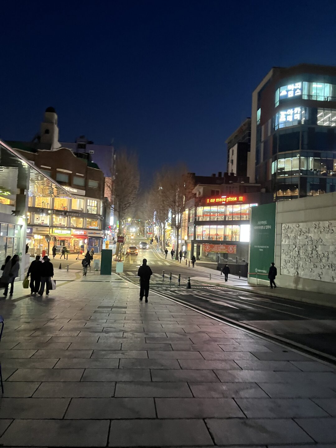 Life, Flipped Upside Down: My Semester in Seoul 8 IMG 2641 a picture of the Ewha university front gate and the surrounding shops