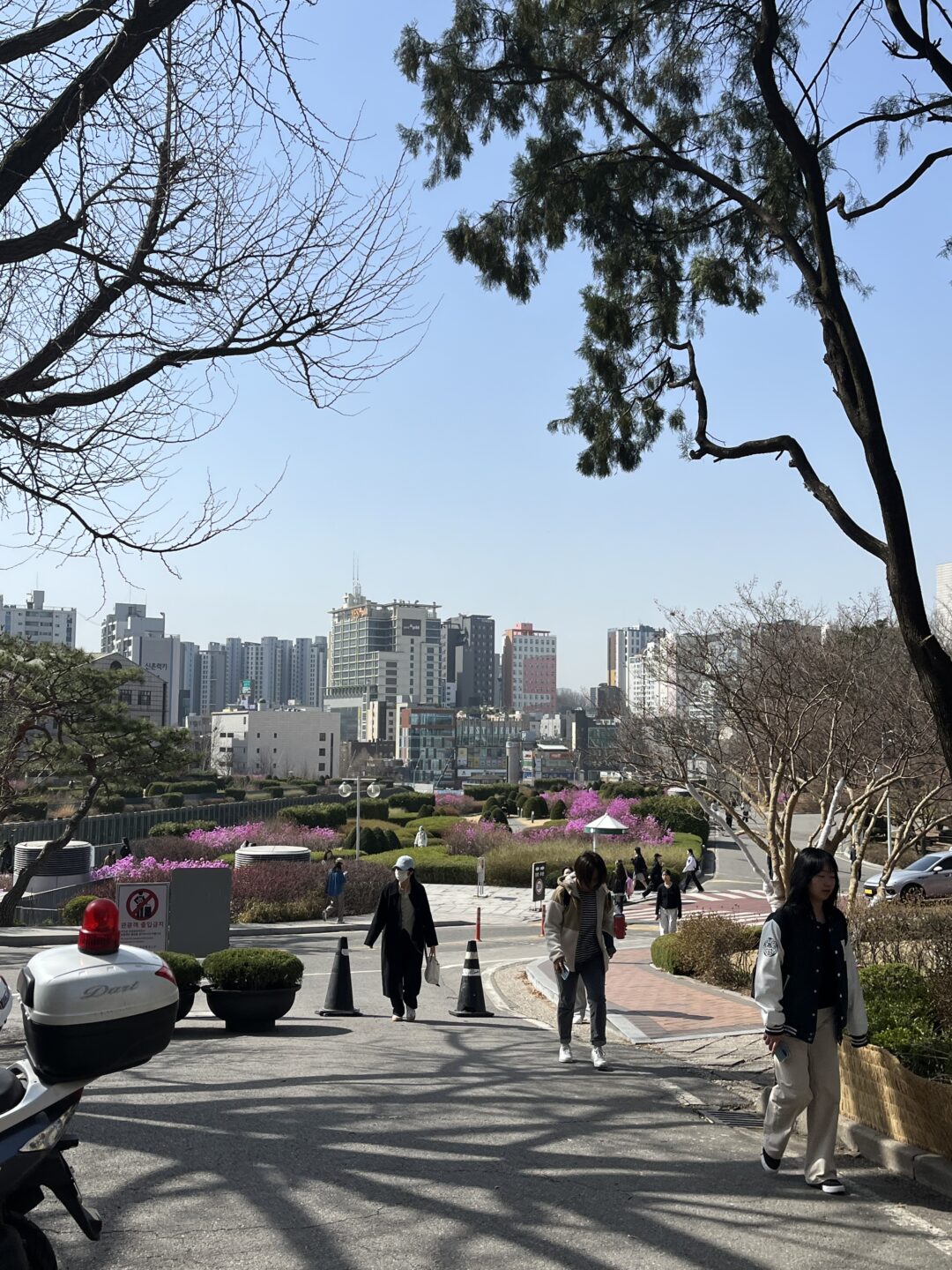 Life, Flipped Upside Down: My Semester in Seoul 9 IMG 3022 a picture of Ewha university campus and the City beyond