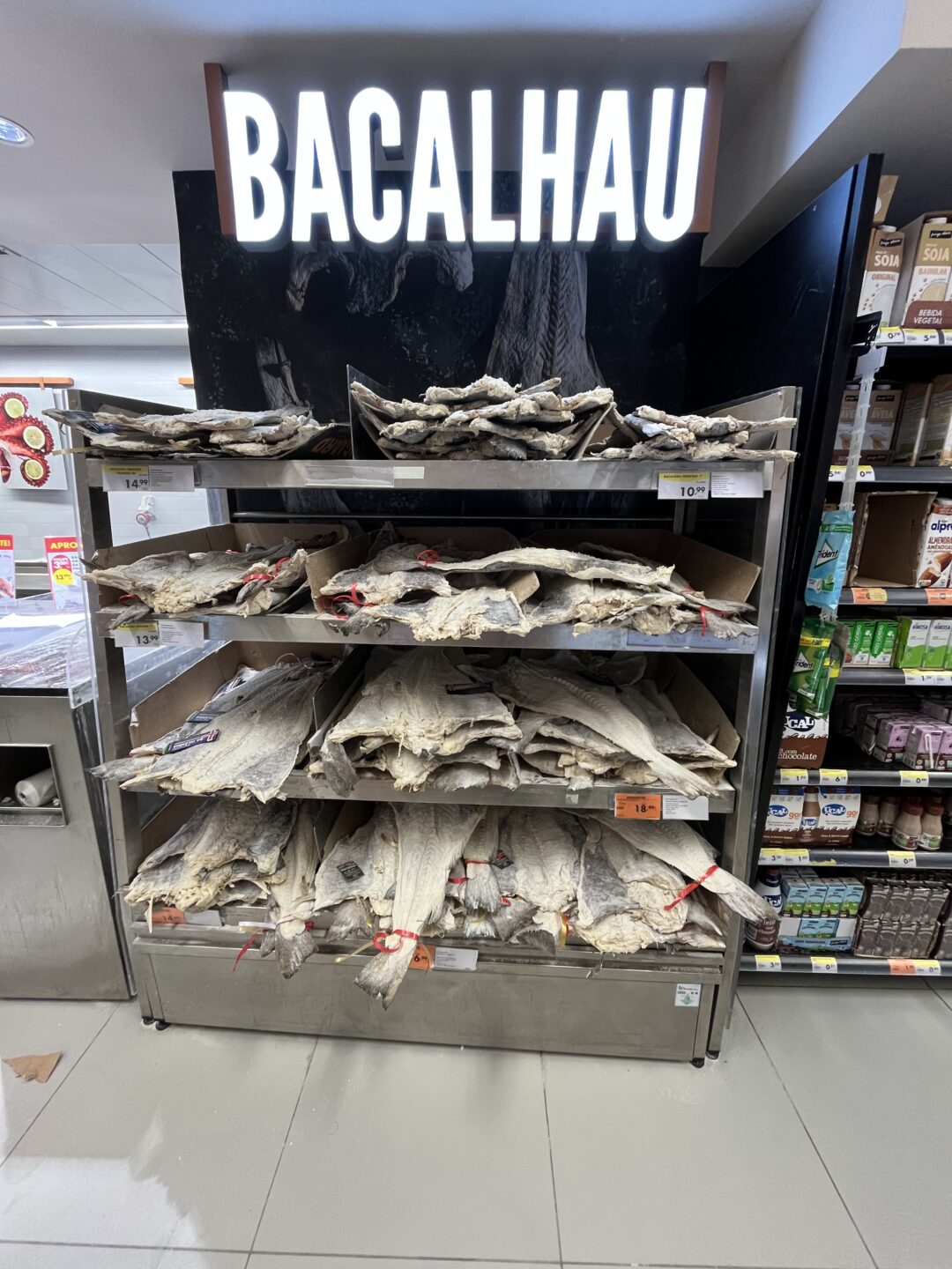 Saudade: The Feeling I Carried Home from Portugal 5 IMG 5801 Fish counter at the supermarket.