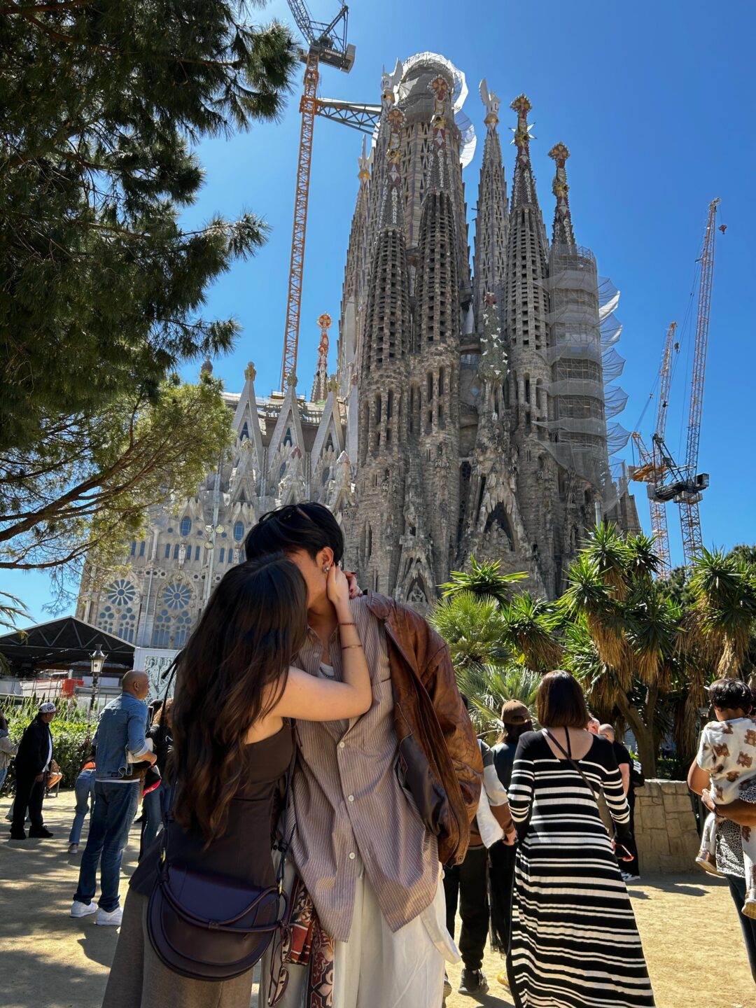 My boyfriend and I in Barcelona.